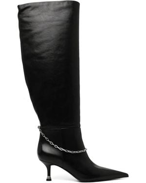 Alexander Wang Botas Akila Con Tacón De 65 Mm - Negro