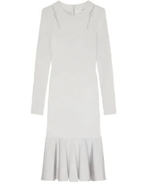 Givenchy Cut-Out Flared Midi Dress - White