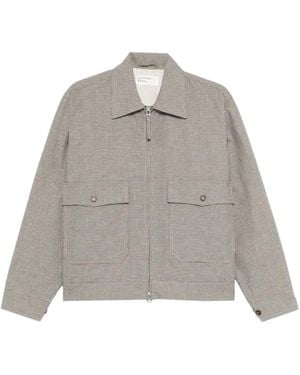 Universal Works Lucas Zip-Fastening Long-Sleeve Jacket - Grey