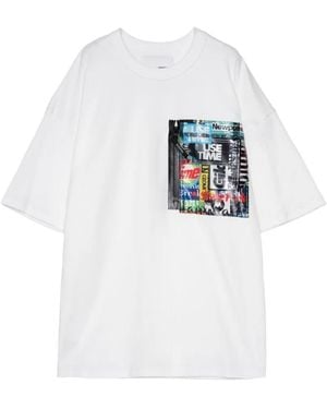 Yoshio Kubo Zip-Pocket T-Shirt - White