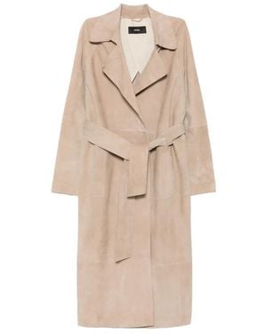 Arma Yava Suede Coat - Natural