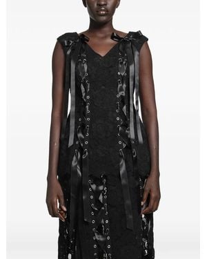 Simone Rocha Haut À Détail De Laçage - Black