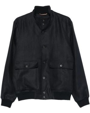 Peserico Button Flap-Pocket Jacket - Black