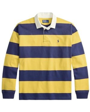 Polo Ralph Lauren Horizontal-Stripe Polo Shirt - Yellow