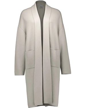 Allude Mantel mit aufgesetzten Taschen - Grau