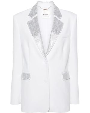 Blugirl Blumarine Embellished Suit - White