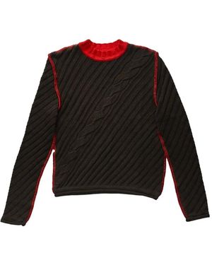 Edward Cuming Ribbed Jumper - Black