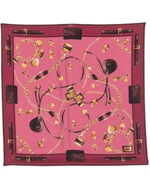 Chloé Foulard Multicolore "Pedington" - Pink