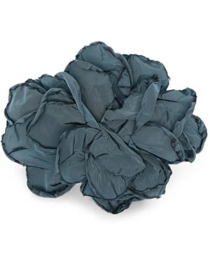 GIADA CURTI Brosche Mit Blumenmotiv - Blau