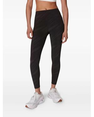 Sweaty Betty Legging Zero Gravity 7/8 À Imprimé Vague - Noir