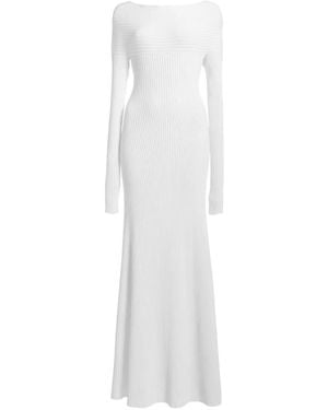 A.W.A.K.E. MODE オフショルダー マキシドレス - ホワイト