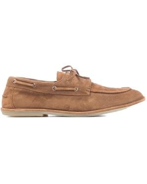 Officine Creative Love 001 Segelschuhe Aus Wildleder - Braun