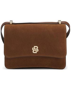BOSS Logo-Detail Cross-Body Bag - Brown