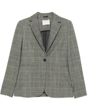 Circolo 1901 Blazer À Carreaux - Grey