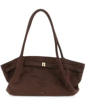 JW PEI Logo-Plaque Tote Bag - Brown