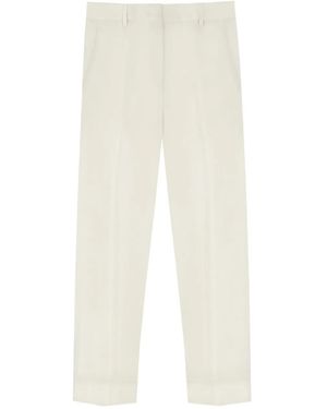 Incotex Linen Trousers - White