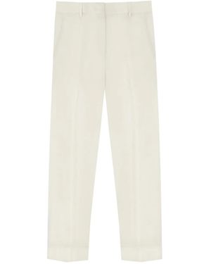Incotex Linen Trousers - White