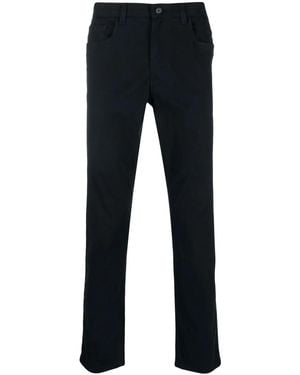 Vince Dylan Low-Rise Straight-Leg Pants - Blue