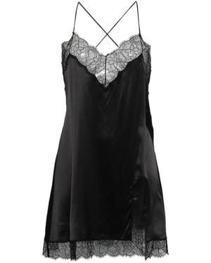 Dolce & Gabbana Slip Mini Dress - Black