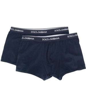 Dolce & Gabbana ドルチェ&ガッバーナ ロゴ ボクサーパンツ セット - ブルー
