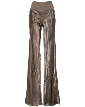 Rick Owens Bias Wide Leg Pants - Natural