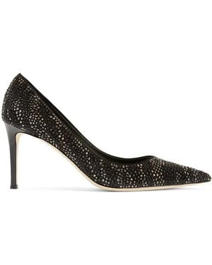 Giuseppe Zanotti Diorite Strass 85mm パンプス - ブラック