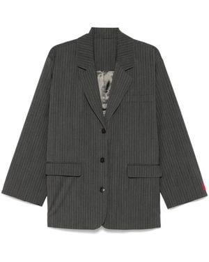 Cordera Striped Blazer - Gray