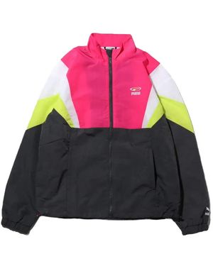 PUMA Zip-Up Woven Jacket - Pink