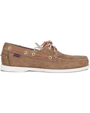 Sebago Portland Leather Boat Shoes - Brown