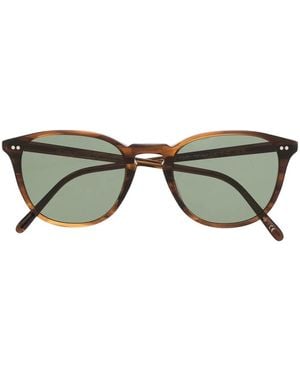 Oliver Peoples Forman L.A. Round-Frame Sunglasses - Brown