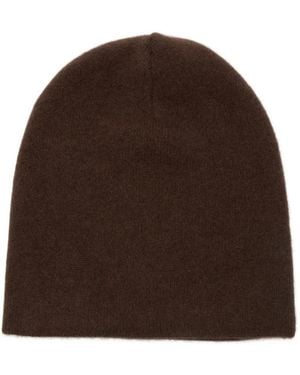 Frankie Shop Ribbed Beanie - Brown