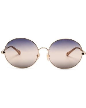Chloé ラウンドフレーム サングラス - ピンク