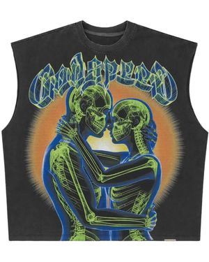 Godspeed S.2.S Graphic-Print Sleeveless T-Shirt - Green
