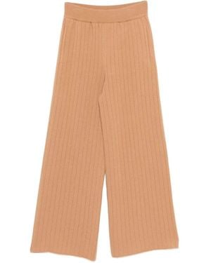 Eleventy Gerippte Hose - Weiß