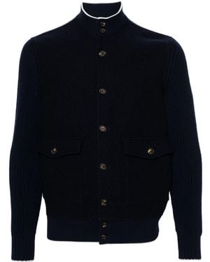 Eleventy Heavy Cardigan - Blue