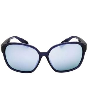 adidas Wraparound-Frame Sunglasses - Blue
