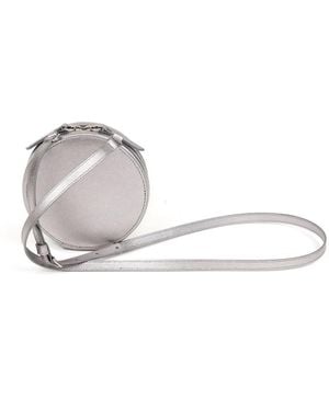 Maison Margiela Circle Mini Leather Bag - White