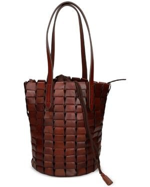 Dragon Diffusion Borsa A Secchiello Con Coulisse - Rosso