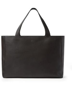 ZEGNA Dark Secondskin Tote Bag - Black