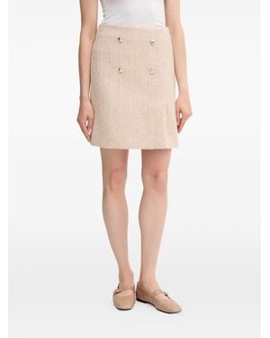 Joop! Saida Tweed Mini Skirt - Natural