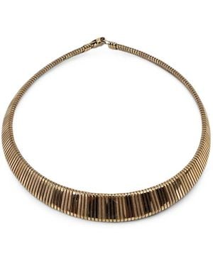 Madison Maison 1970S Omega Collar Necklace - Metallic