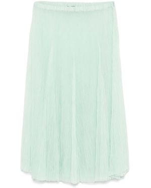 Fabiana Filippi Tulle Midi Skirt - Green
