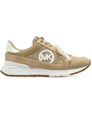 MICHAEL Michael Kors Nova Logo-Patch Trainers - White