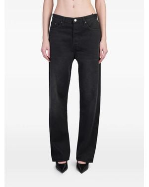 TOTEME Broek Met Riemlussen - Zwart