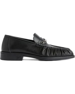 Giuseppe Zanotti Weeston Loafer mit Kette - Schwarz