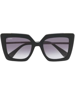 Max Mara Eyewear スクエアフレーム サングラス - ブラック