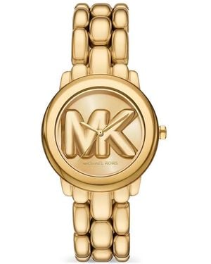 Michael Kors Phoebe Logo 21Mm Watch - Metallic