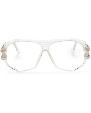Cazal Lunettes De Vue À Monture Pilote - Blanc