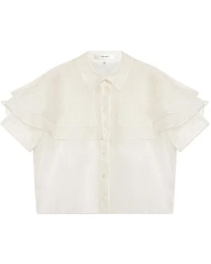 FRAME Ruffled Shirt - White