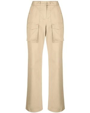 Ermanno Scervino Straight Trousers - Natural